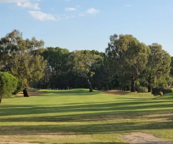 9th hole Corowa trimmed