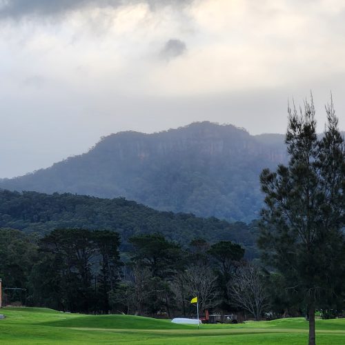 Calderwood Valley and escarpment